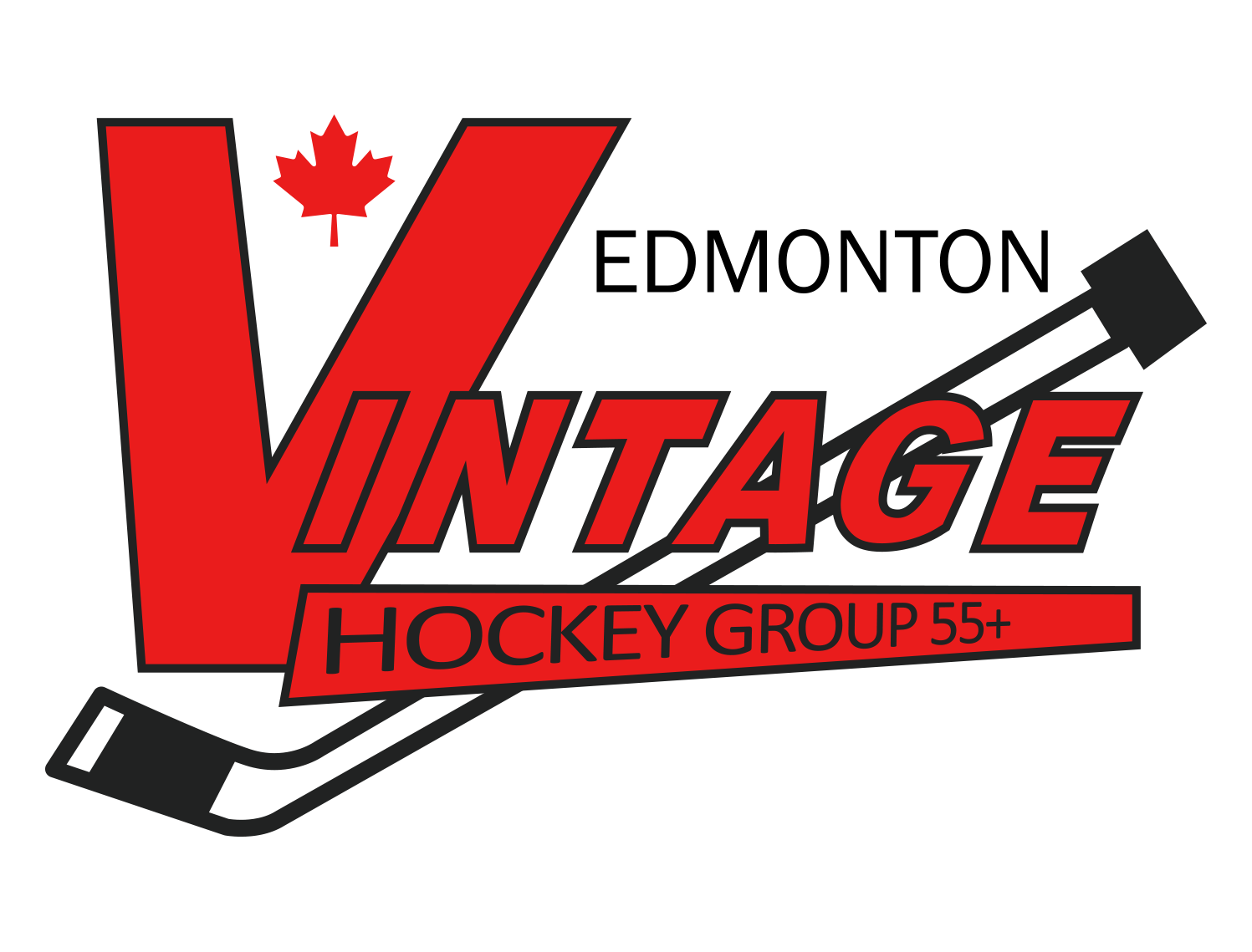Edmonton Vintage Hockey logo